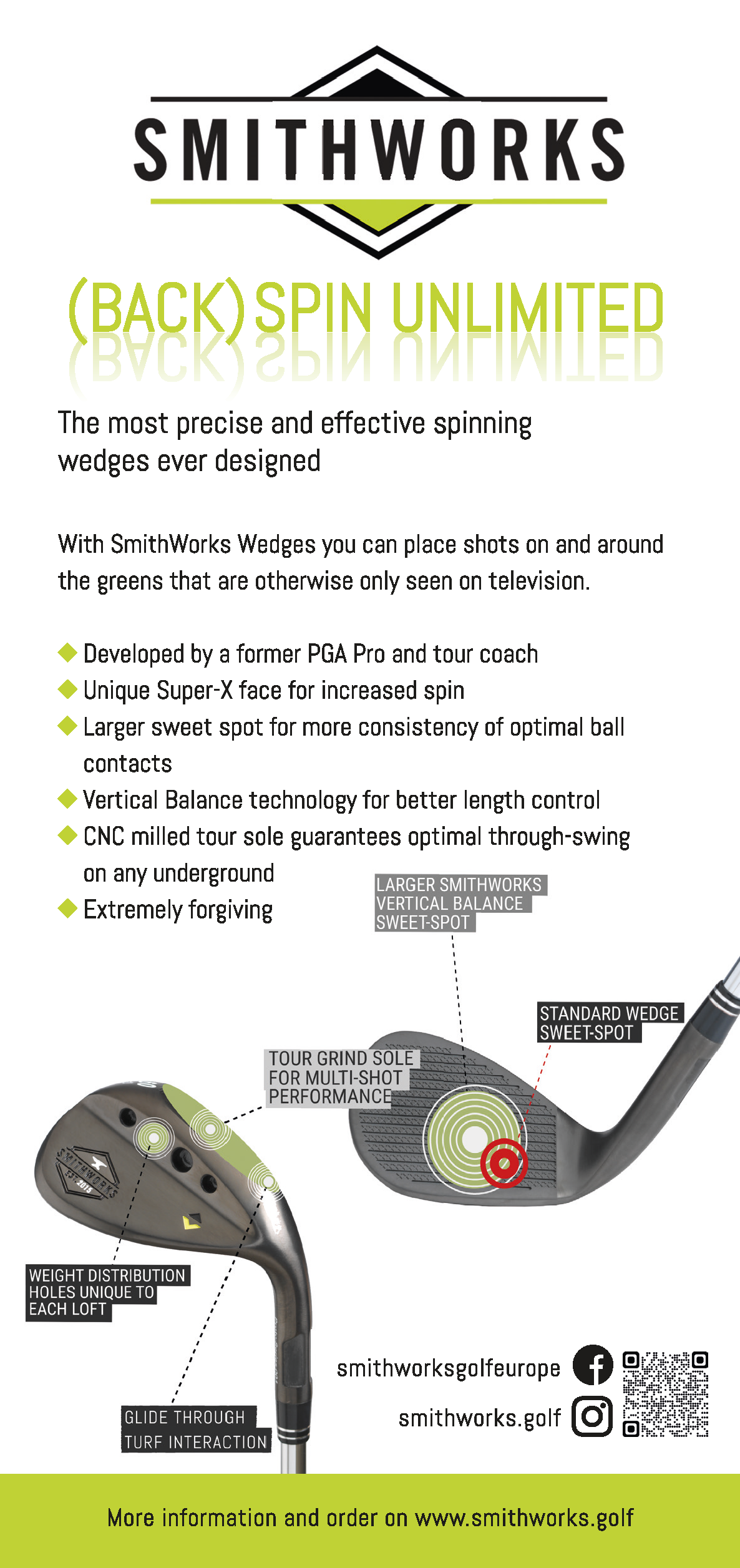 This picture shows the pdf flyer for wedges in english