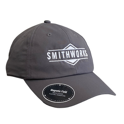 This picture shows a SmithWorks® Sommer Sportscap mit Ballmarker unisex grau